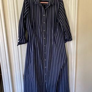 Ankle Length button up dress